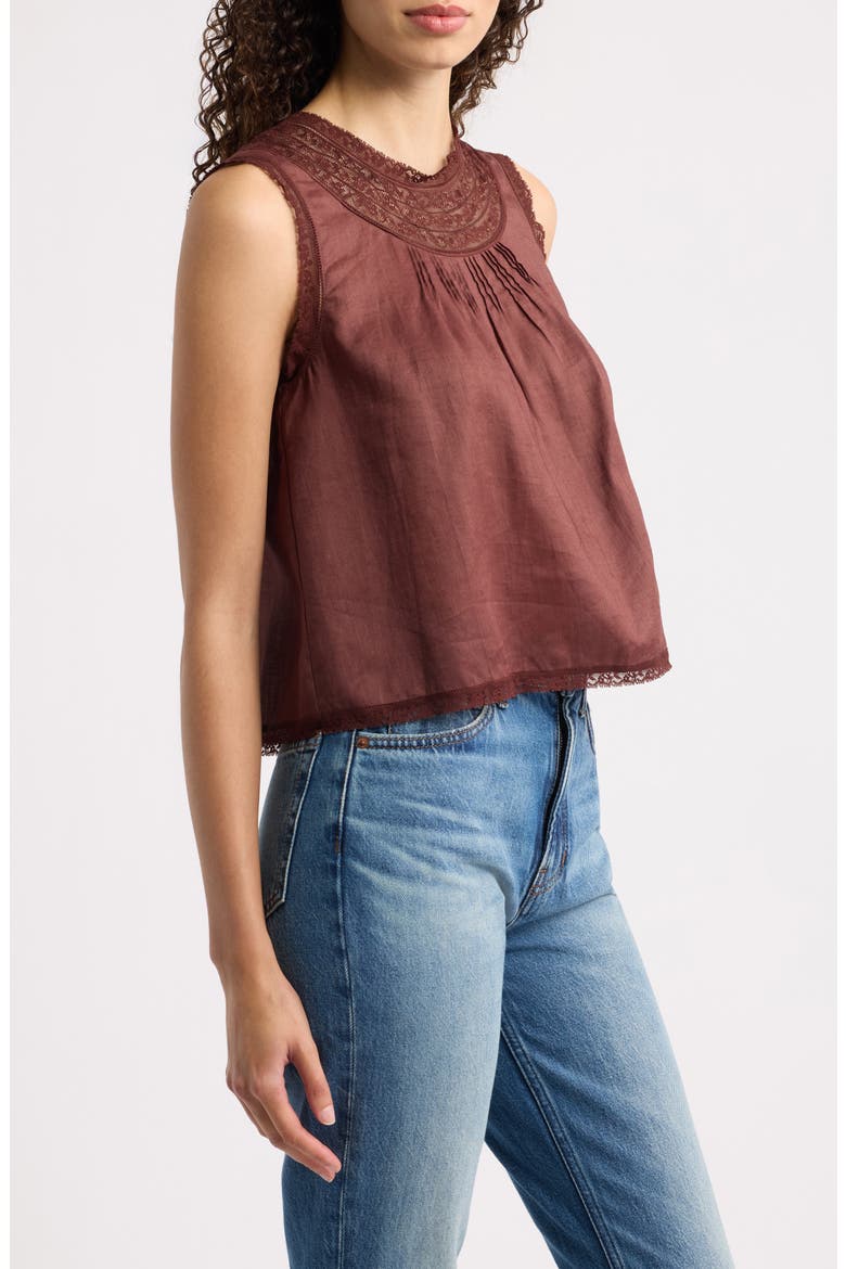 Liletta Ramie Top, Alternate, color, DAHLIA