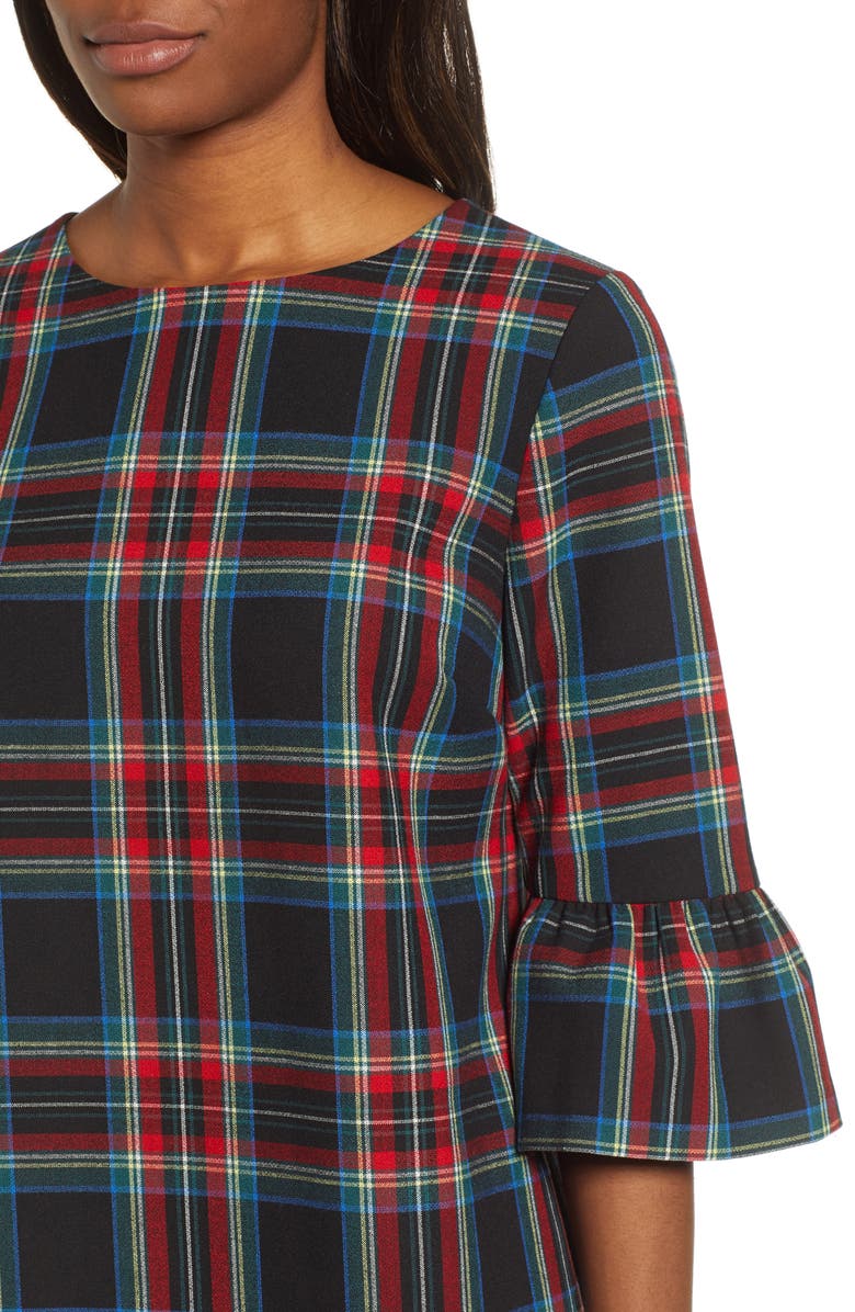 vineyard vines Greenwich Jolly Plaid Shift Dress, Alternate, color,