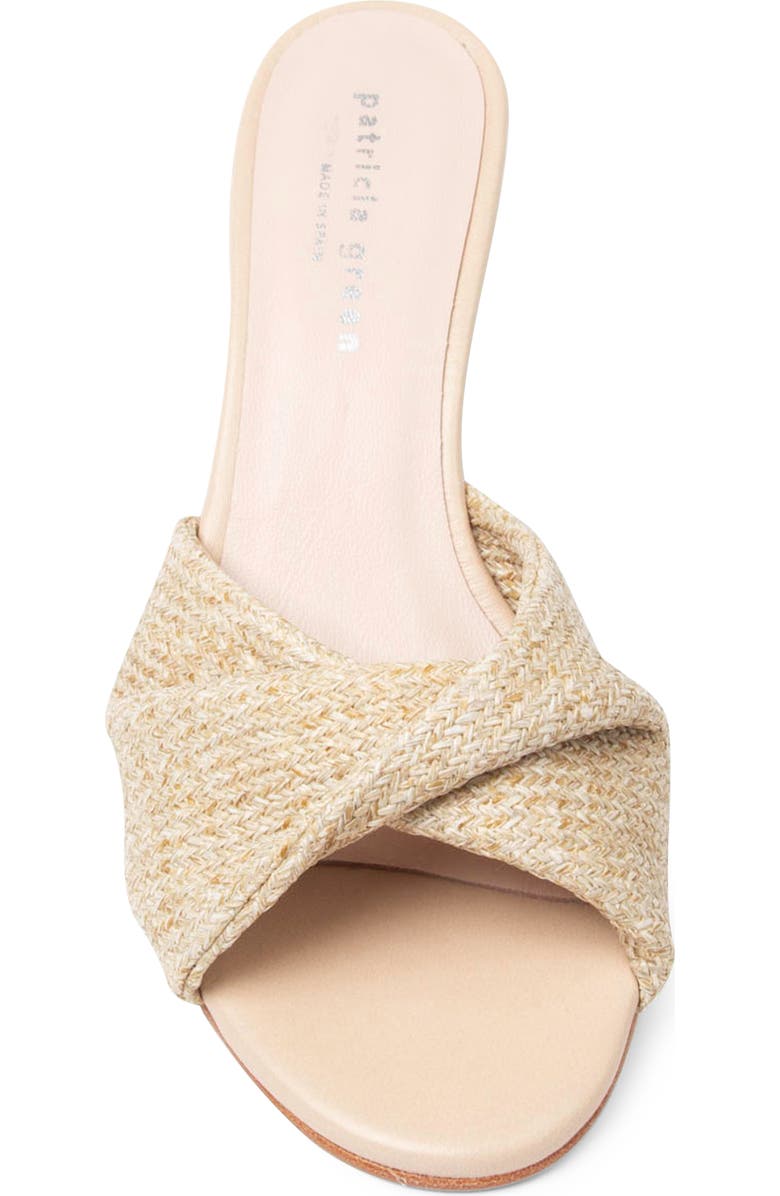 patricia green Julie Twisted Raffia Wedge Sandal, Alternate, color,