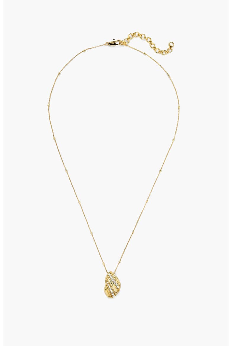 Twerto Mini Necklace In Gold & Crystals, Alternate, color, Gold