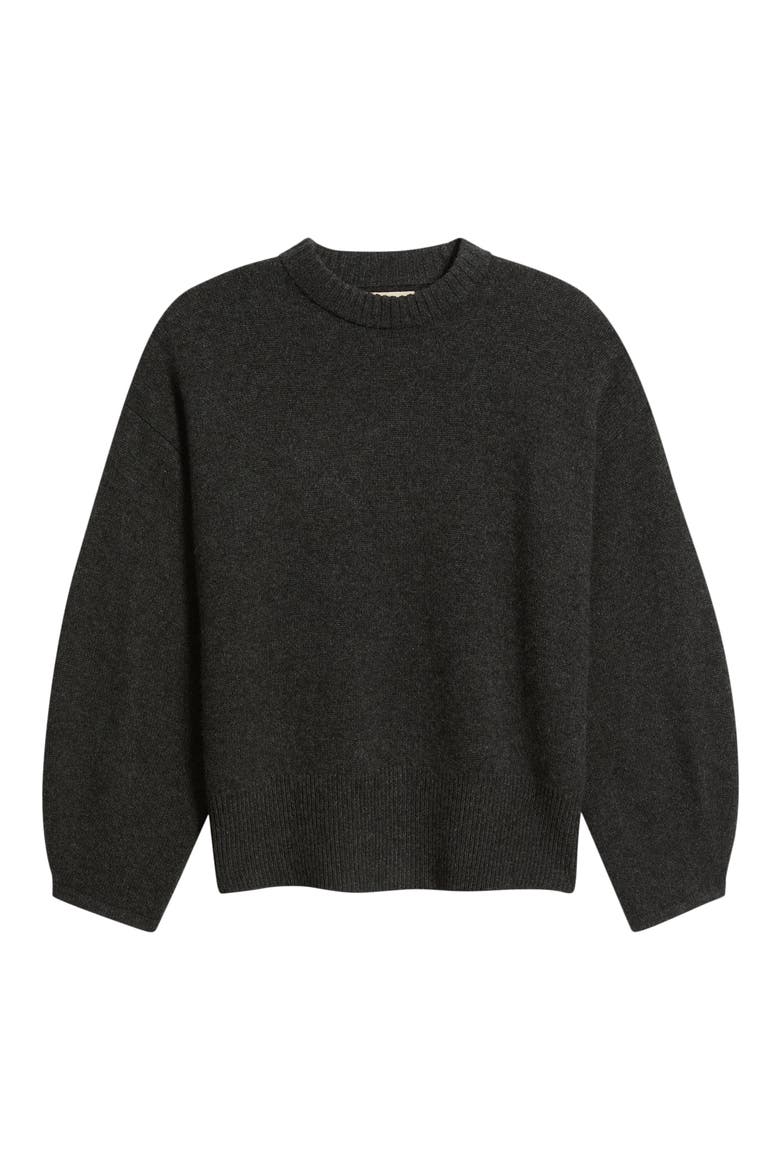 Elise Cashmere Sweater, Alternate, color, CHARCOAL