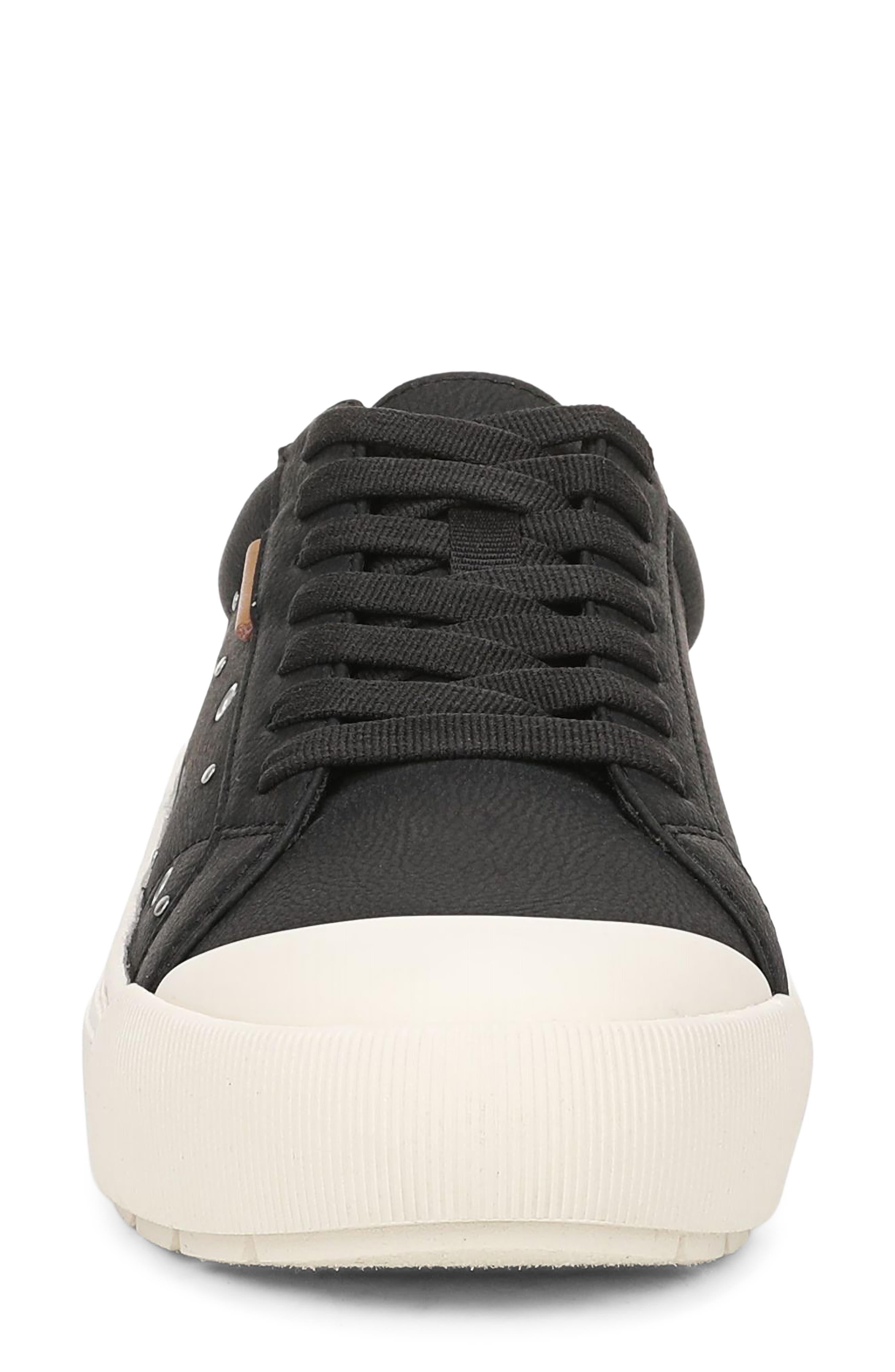 Timeoff Stud Faux Leather Sneaker, Alternate, color, DUSTY BLACK STUD FAUX LEATHER