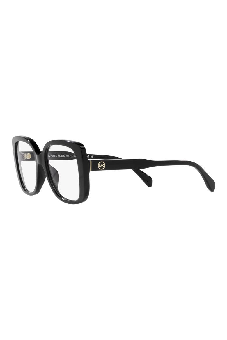 Perth 53mm Square Optical Glasses, Alternate, color, BLACK