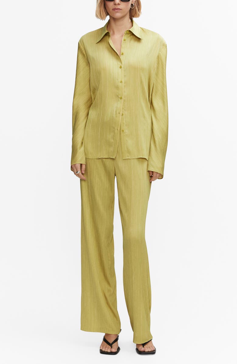 MANGO Satin Pants, Alternate, color,