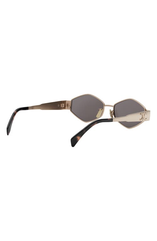 Celine Triomphe 54mm Geometric Sunglasses In Gray