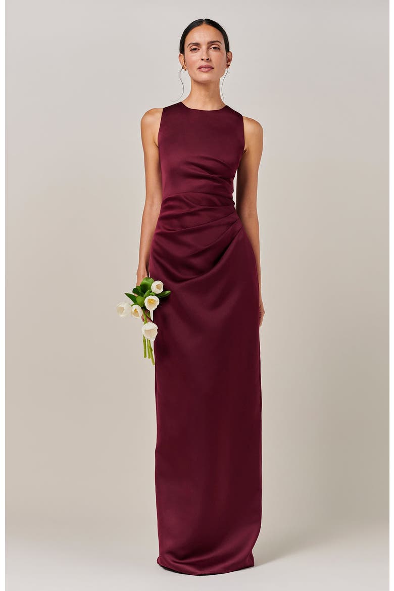 Estrella Gown, Alternate, color, Burgundy