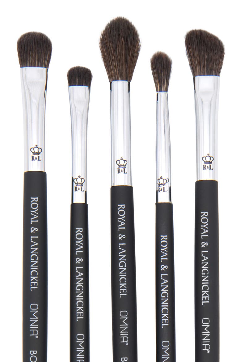 Pro Blending 5pc Makeup Brush Set, Alternate, color, Black