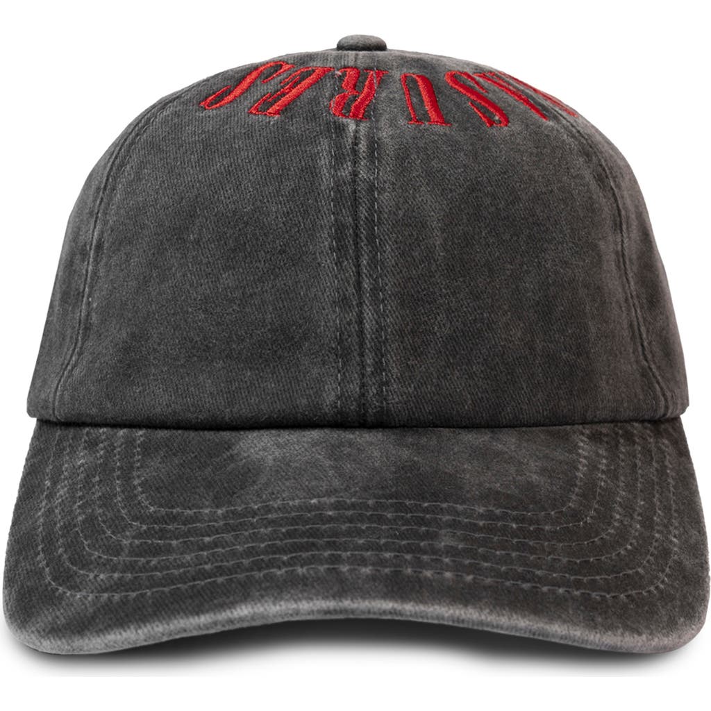 Pleasures Onyx Cap In Black/red