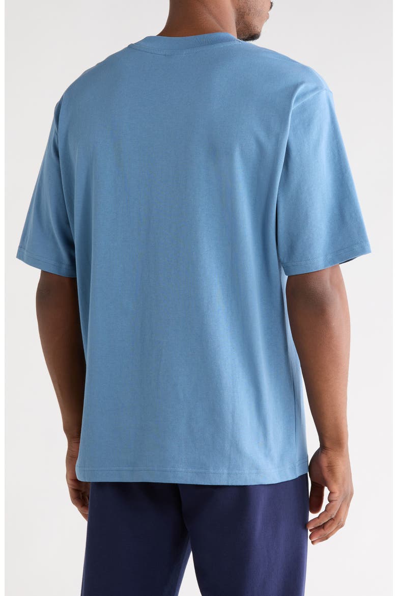 Oversize Cotton Blend T-Shirt, Alternate, color, BLUE