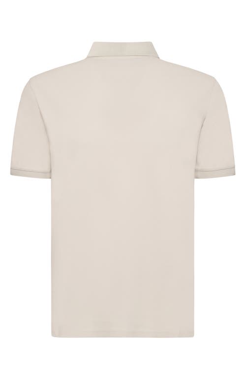 Eastside Golf Core Embroidered Piqué Polo In Pumice