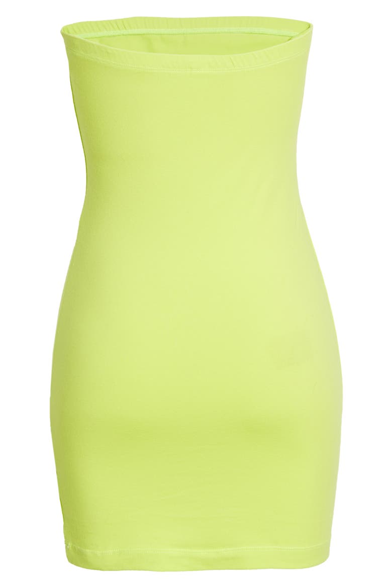 Be Proud by BP. Gender Inclusive Strapless Body-Con Minidress, Alternate, color, GREEN PUNCH