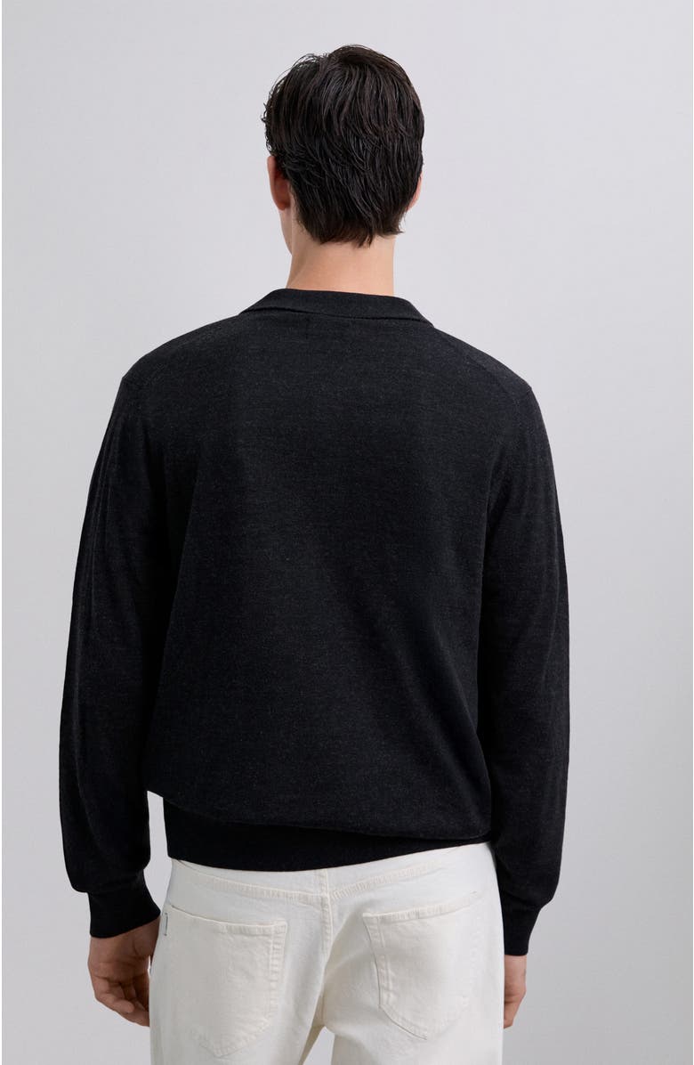 Scalpers Icon Farrel Polo Tricot, Alternate, color, Darkgrey