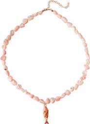 MacRae & Co. Coral Reef Pendant Necklace