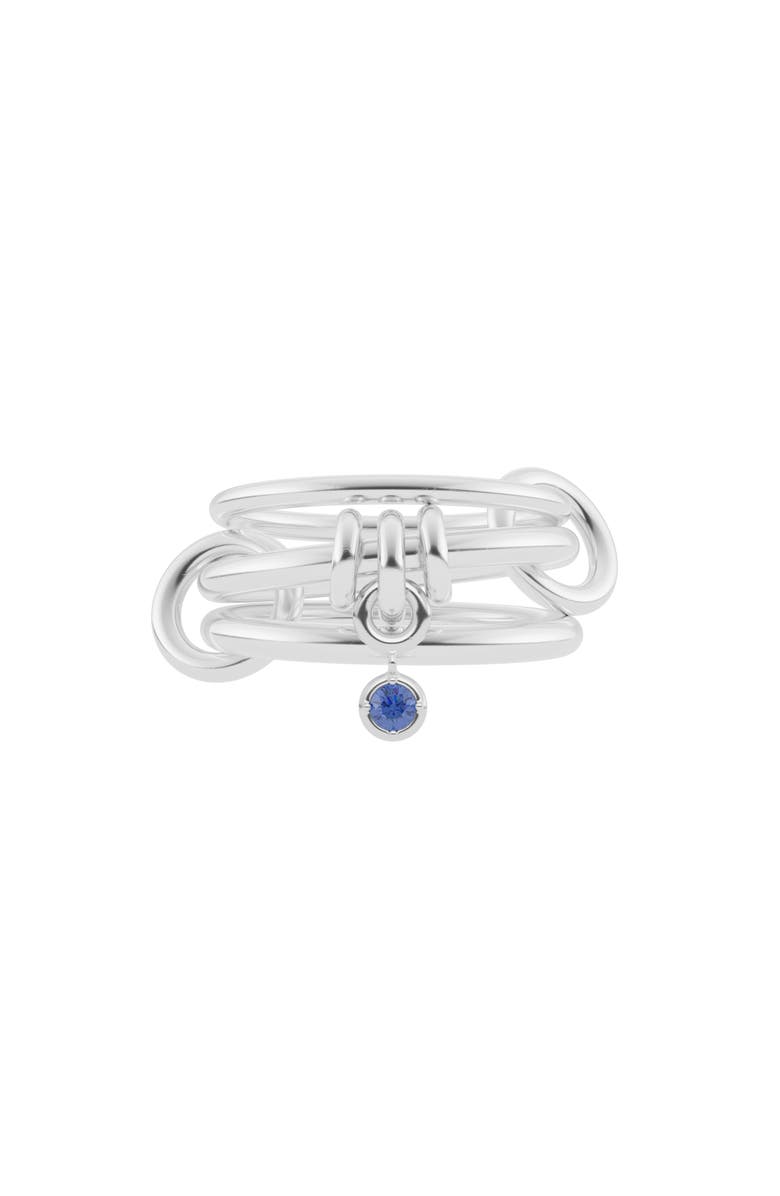 Spinelli Kilcollin Piera Linked Rings, Main, color, Silver