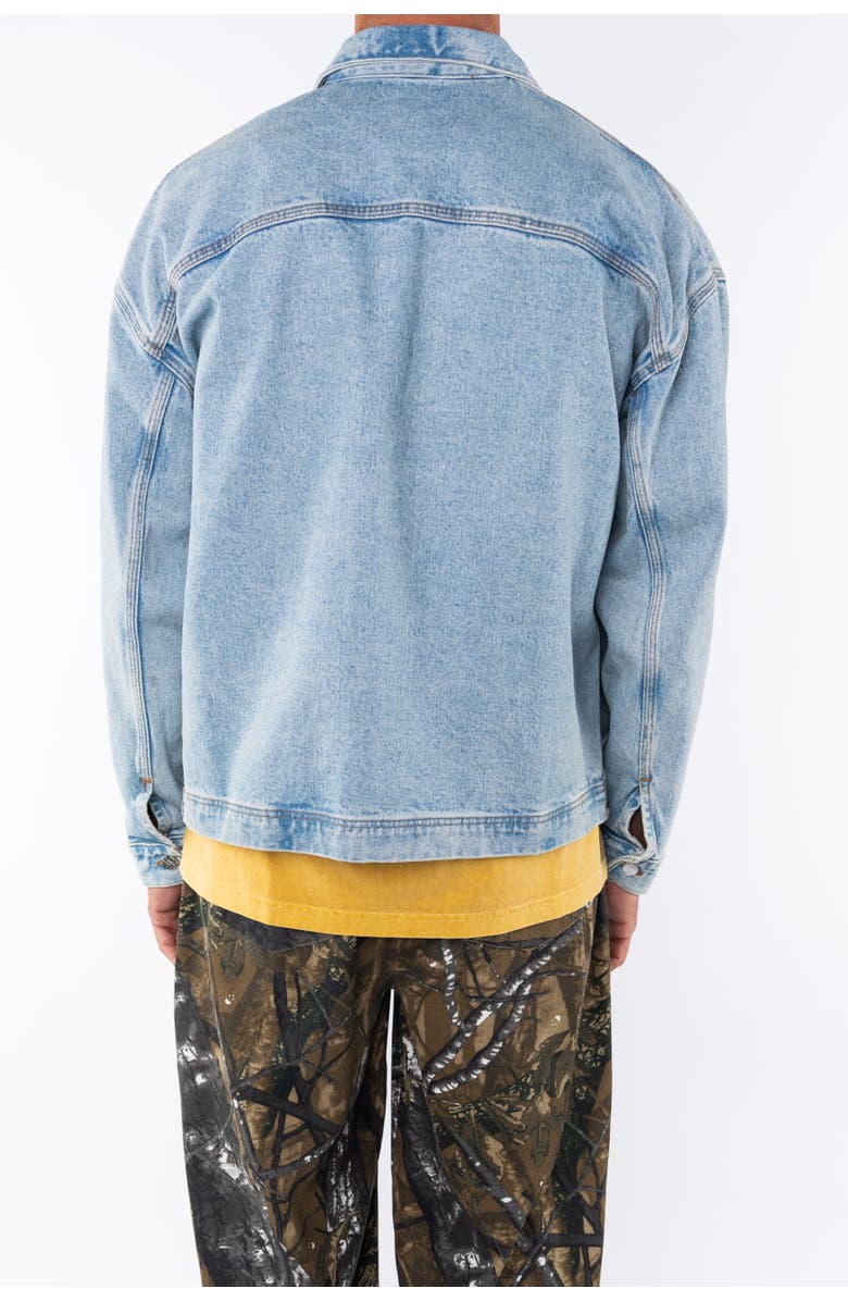 ARIKO Denim Jacket, Alternate, color, Bleached Indigo