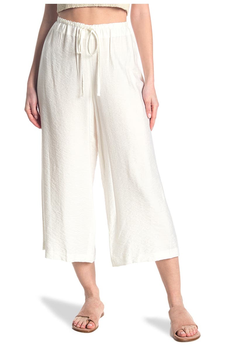 Vince Camuto Drawstring Rumpled Culottes, Main, color,