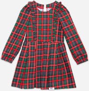 WORTHY THREADS Long Sleeve Ruffle Dress