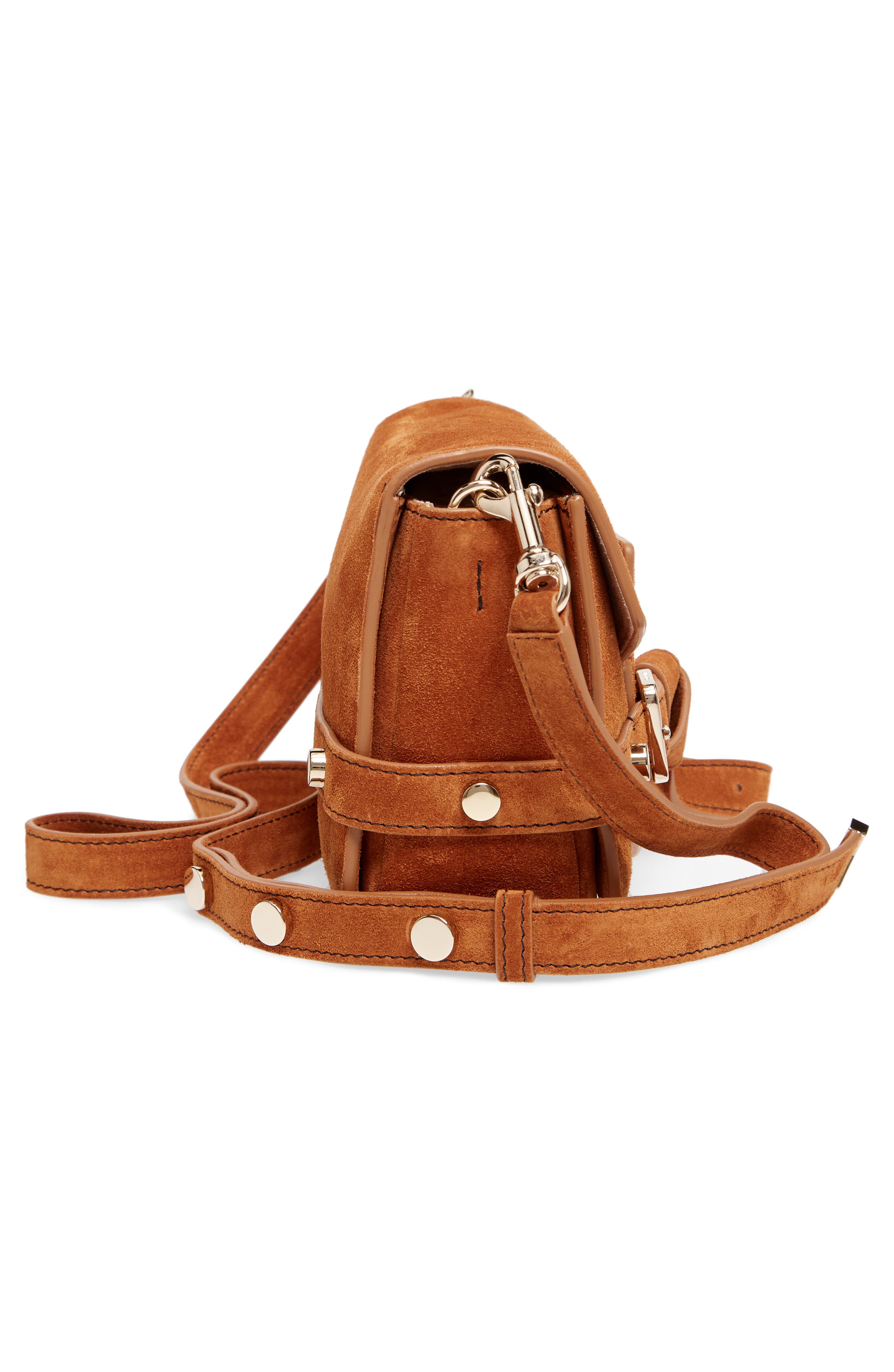 Jimmy Choo Lexi Suede Crossbody Bag, Alternate, color, 