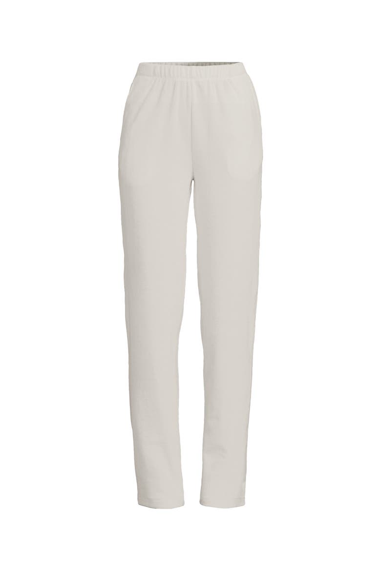 Sport Knit High Rise Corduroy Pants, Alternate, color, Ivory