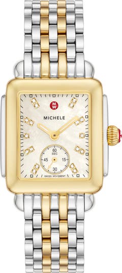 Deco Mid Diamond Dial Bracelet Watch, 29mm