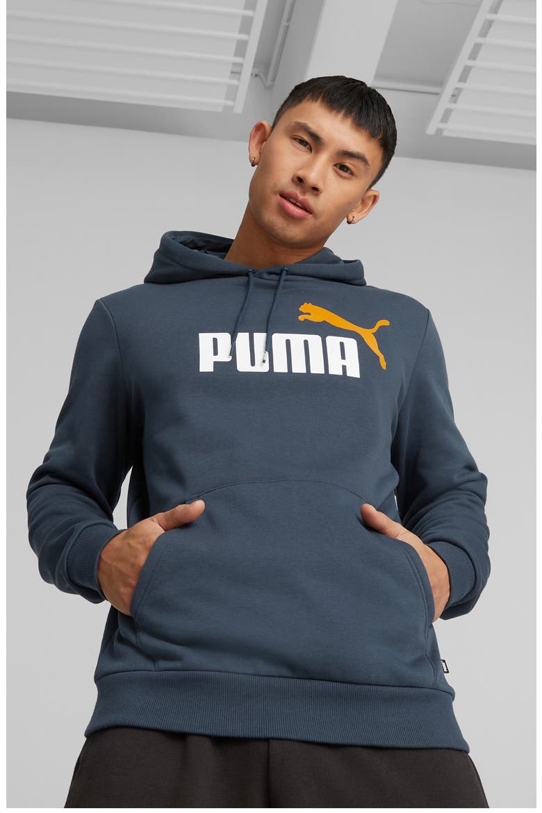 Essentials Col Logo Hoodie, Alternate, color, CLYDE ROYAL