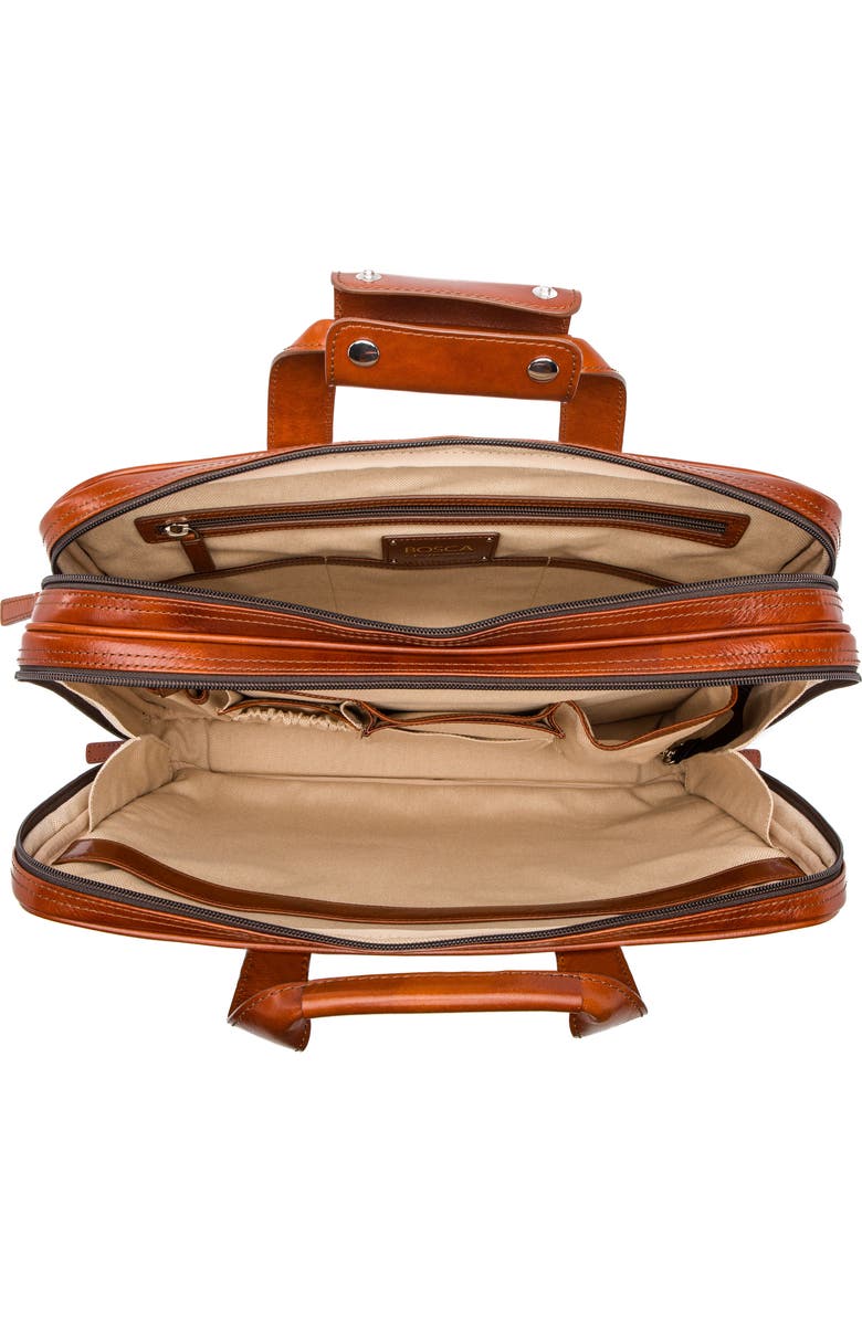 Bosca Stringer Leather Briefcase, Alternate, color,