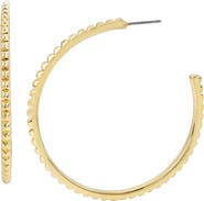 AllSaints Large Studded Hoop Earrings