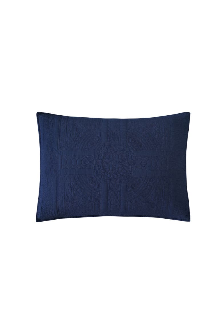 Courtyard Navy Bedding Quilt Collection Sets, Alternate, color, Blue