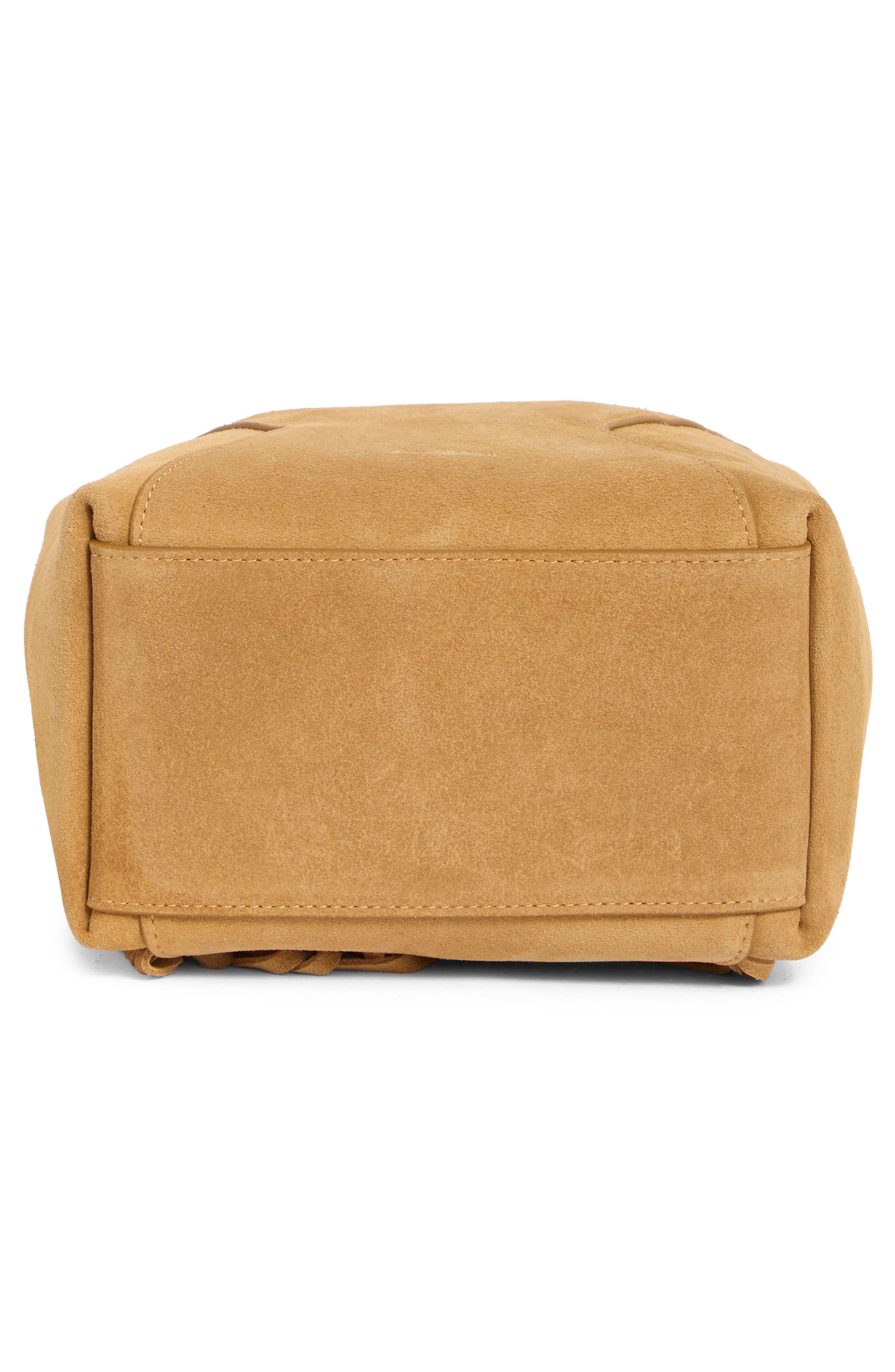 Rhett Fringe Suede Crossbody Bag, Alternate, color, CARAMEL