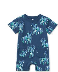 Tea Collection Double Pocket Baby Romper