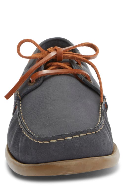 Marc Joseph New York Bay Ave. Boat Shoe In Blue