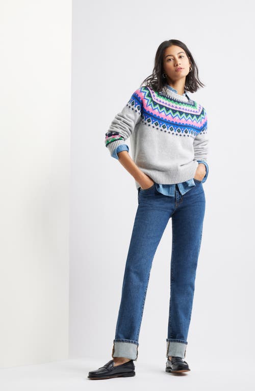 CASLON CASLON® FAIR ISLE CREWNECK PULLOVER SWEATER 