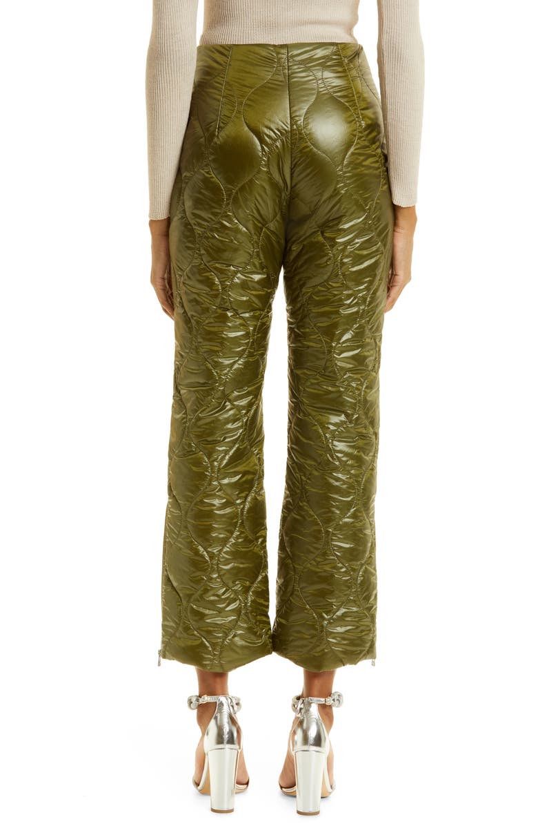 Baum und Pferdgarten Natara Quilted Zip Hem Crop Pants, Alternate, color, 