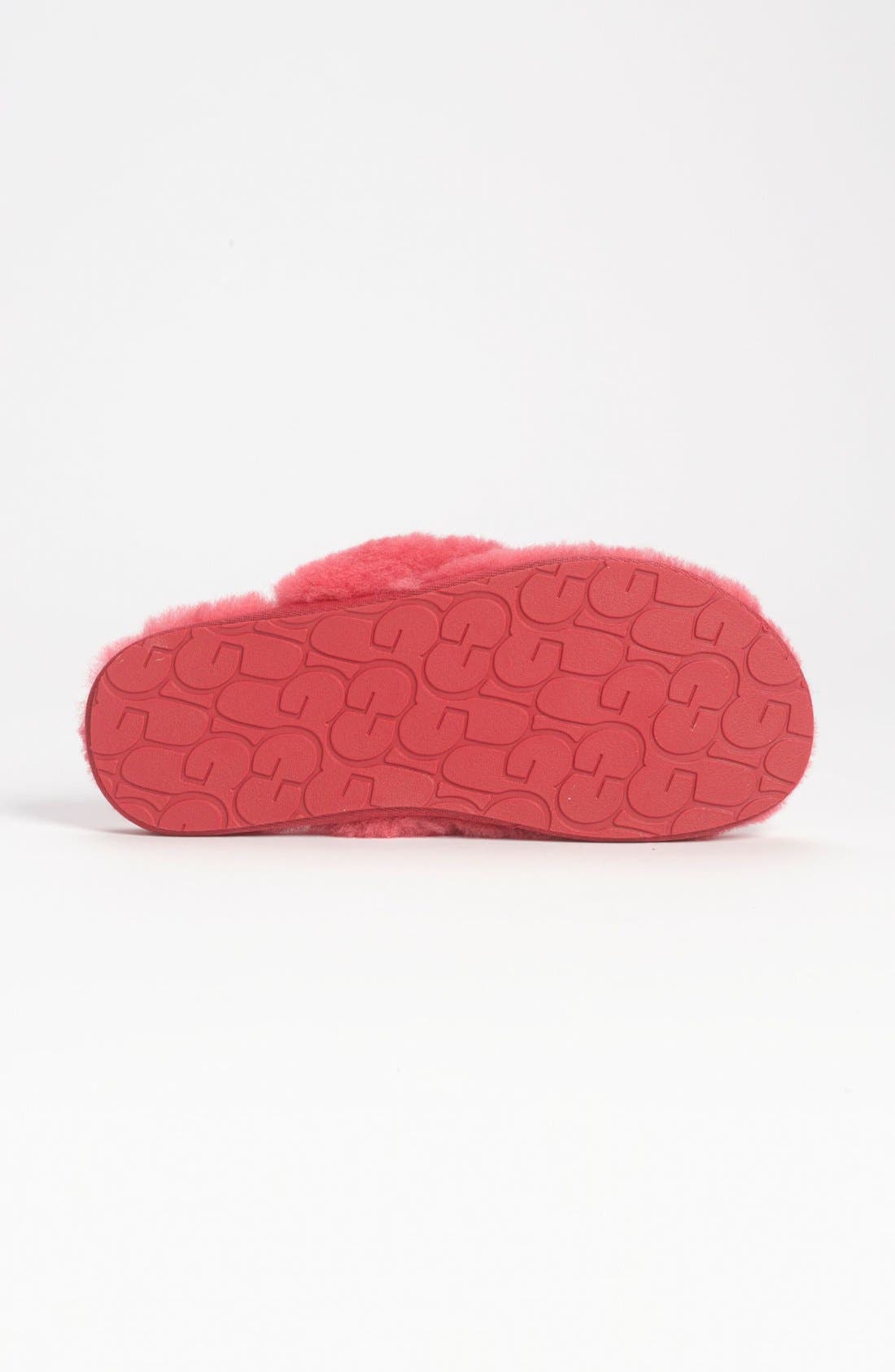 'Fluff II' Flip Flop, Alternate, color, RED LIGHT