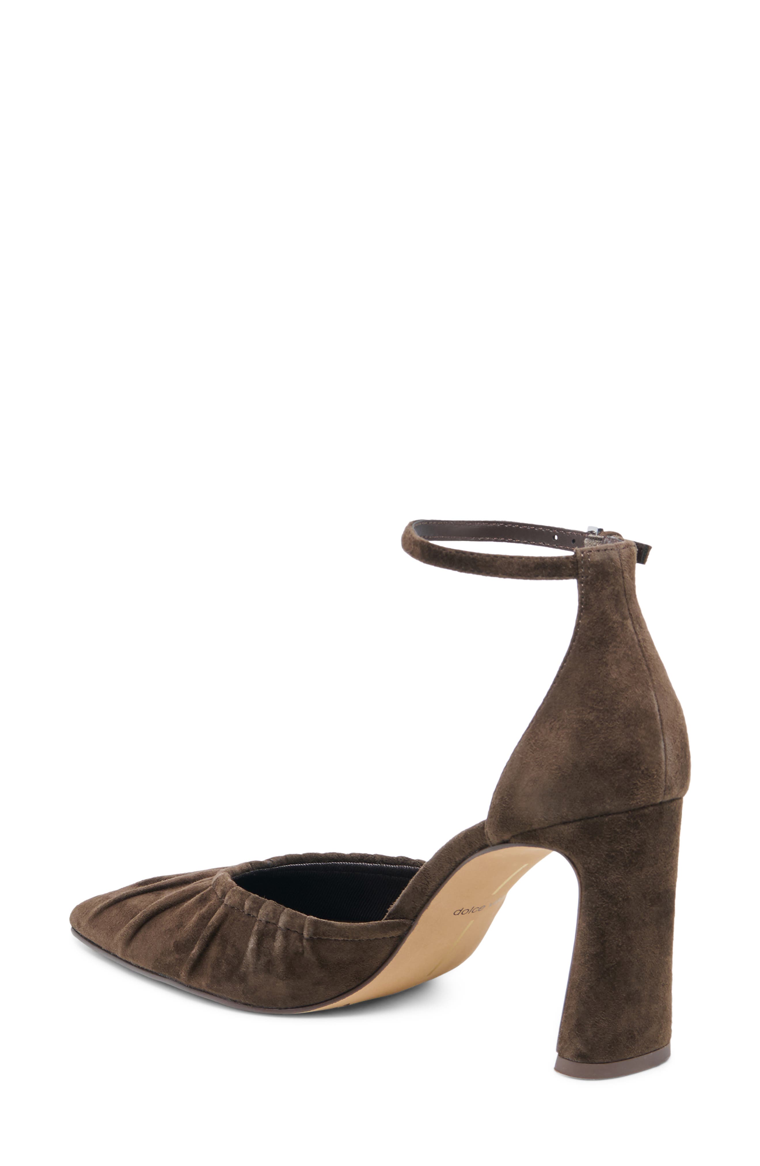 Kylo Ankle Strap Pump, Alternate, color, ESPRESSO SUEDE