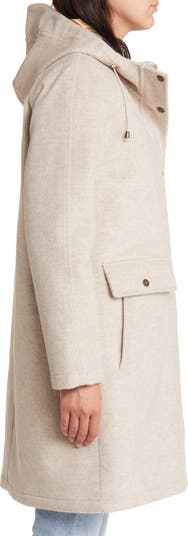 Pendleton Hayden Water Repellent Wool Blend Hooded Coat
