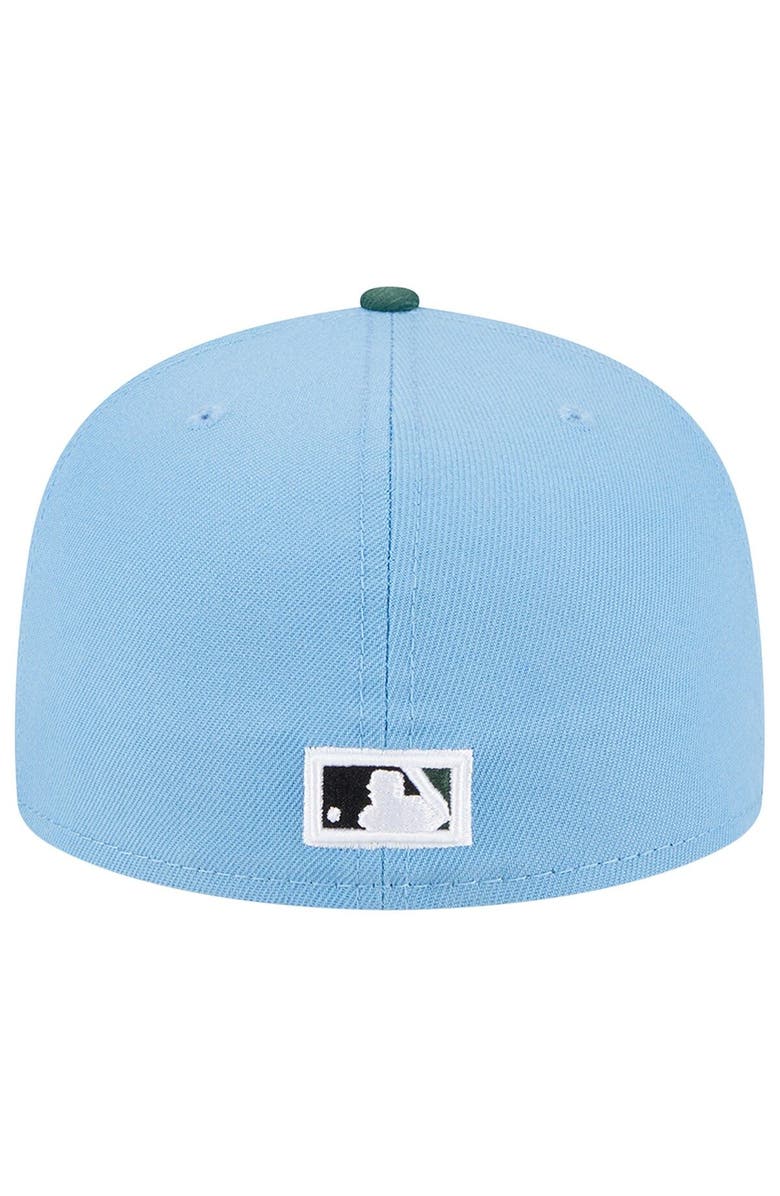 New Era Men's New Era Sky Blue/Cilantro Florida Marlins 2003 World Series Cooperstown Collection 59FIFTY Fitted Hat, Alternate, color, Light Blue