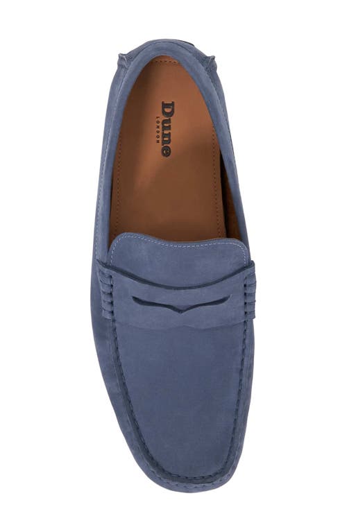 Dune London Bradlay Driving Loafer In Blue