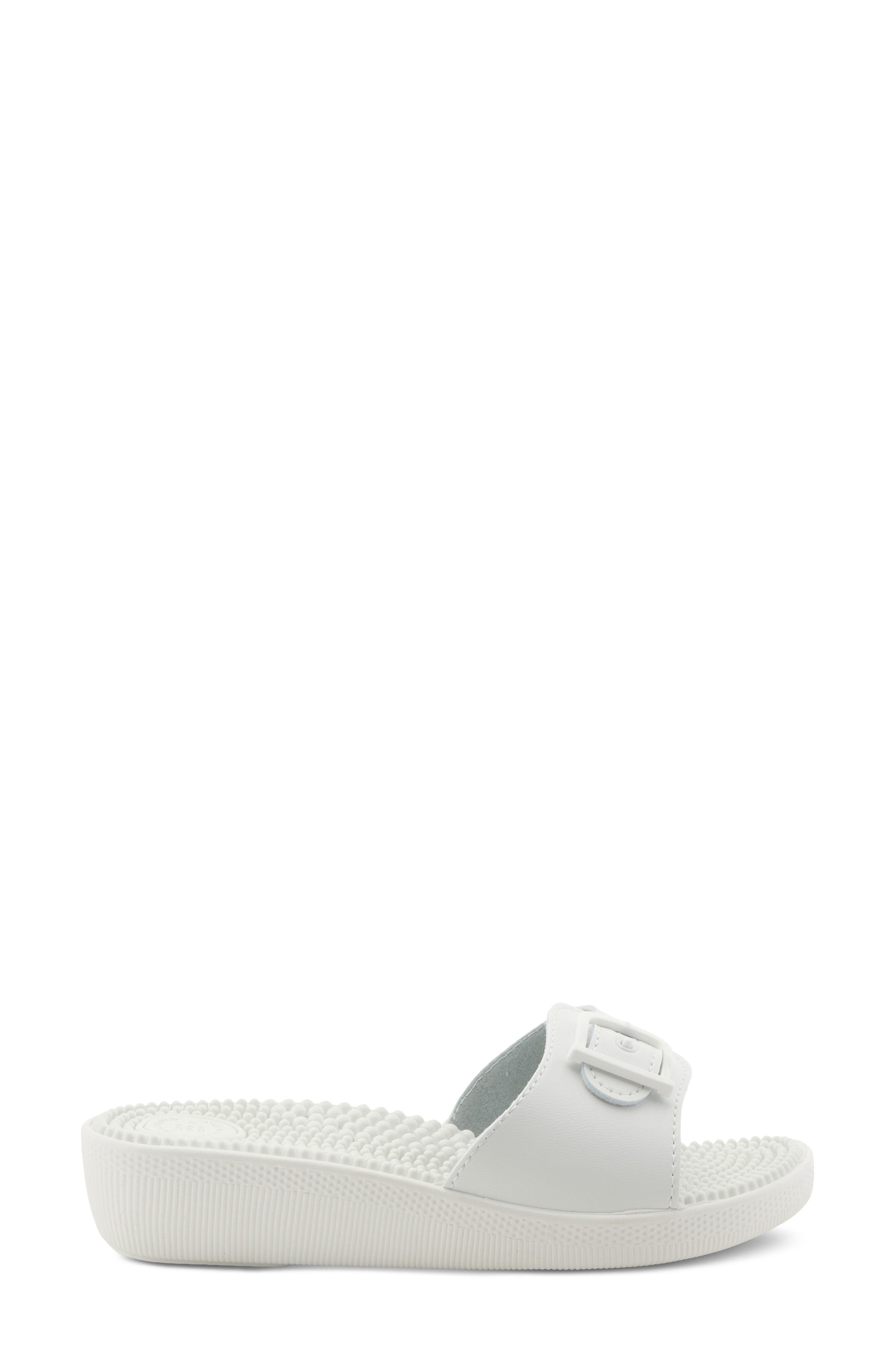 Flexus by Spring Step Sabala Slide Sandal, Alternate, color, White