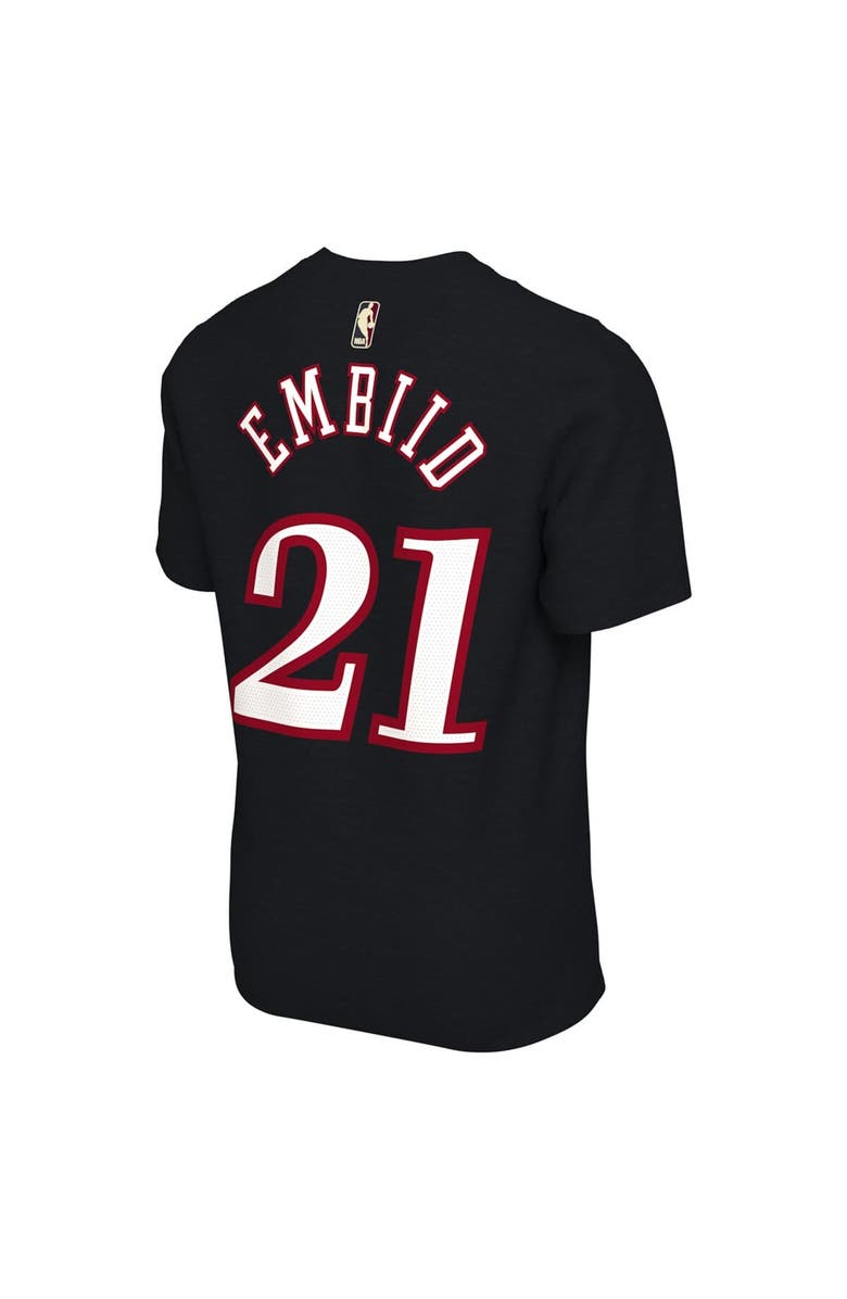 Nike Unisex Nike Joel Embiid Black Philadelphia 76ers Name & Number T-Shirt - Classic Edition, Alternate, color, Black