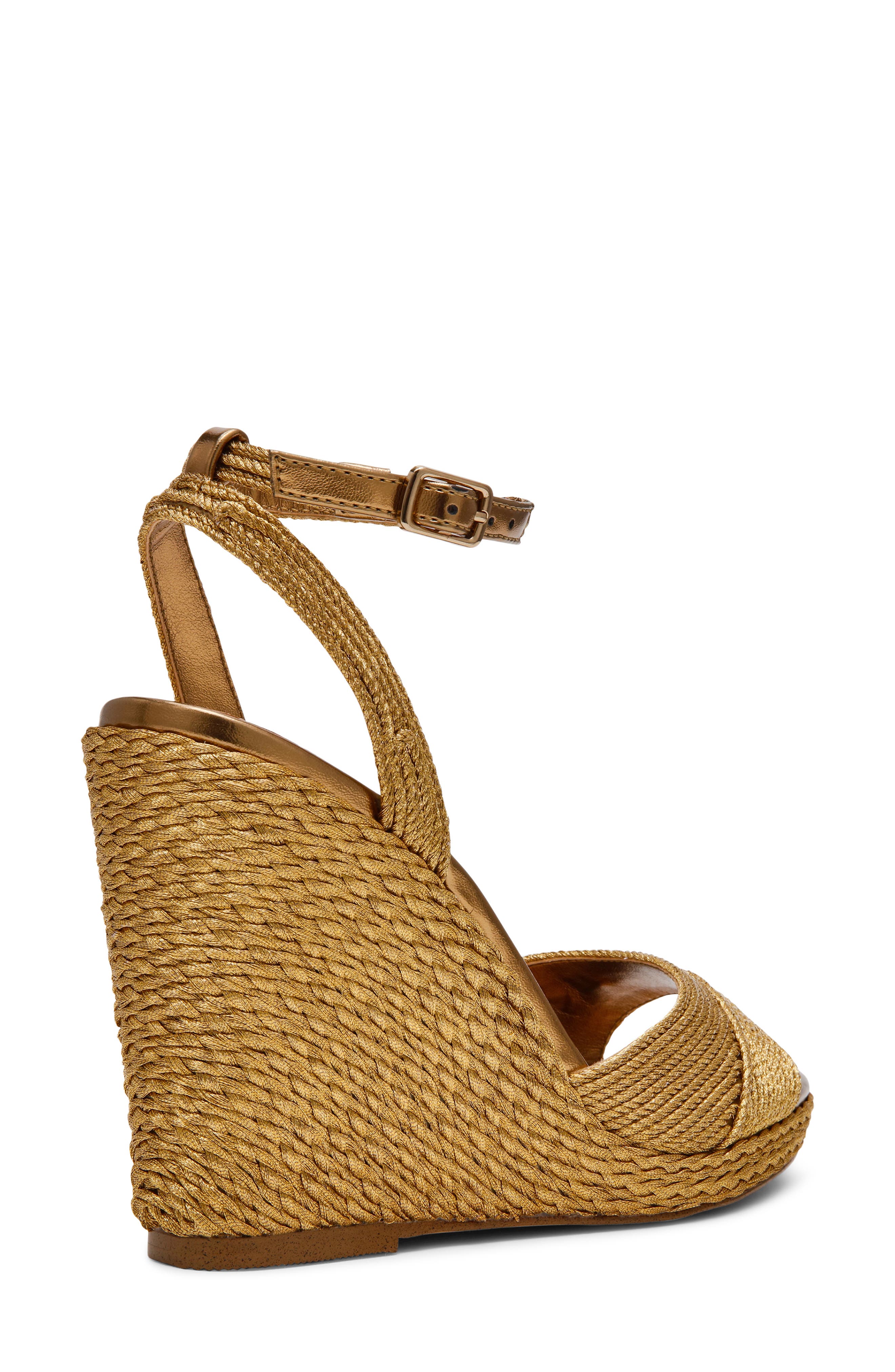 Steve Madden Devin Ankle Strap Wedge Sandal, Alternate, color, 
