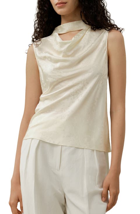 Women's Ying Jacquard Silk Tank