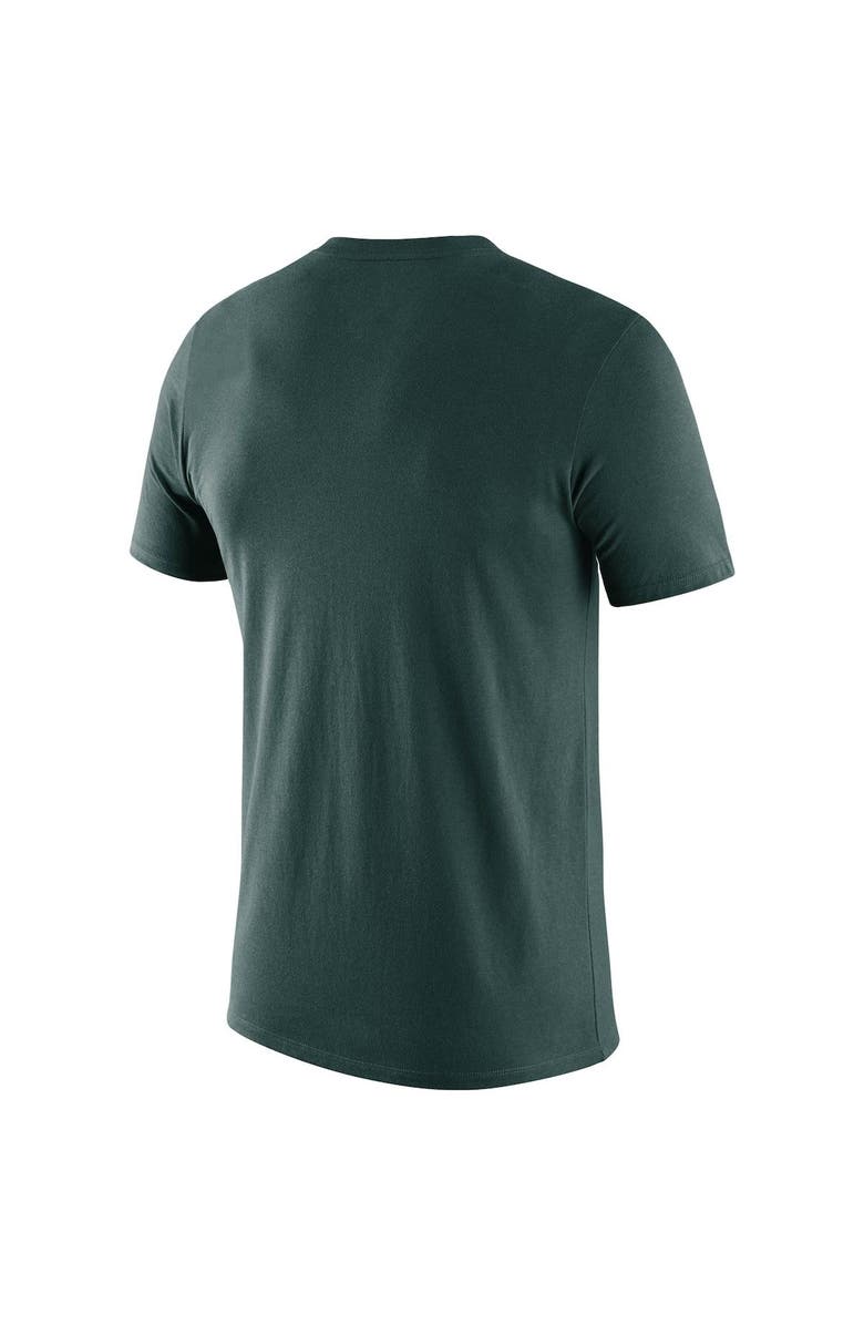 Nike Men's Nike Green Michigan State Spartans Old-School Logo Tri-Blend T-Shirt, Alternate, color,