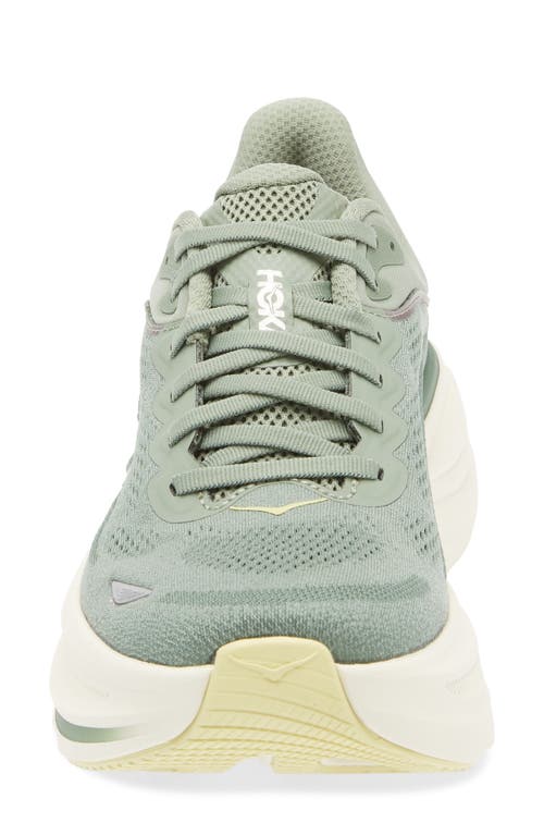 Hoka M Bondi 9 Low-top Sneakers In Green