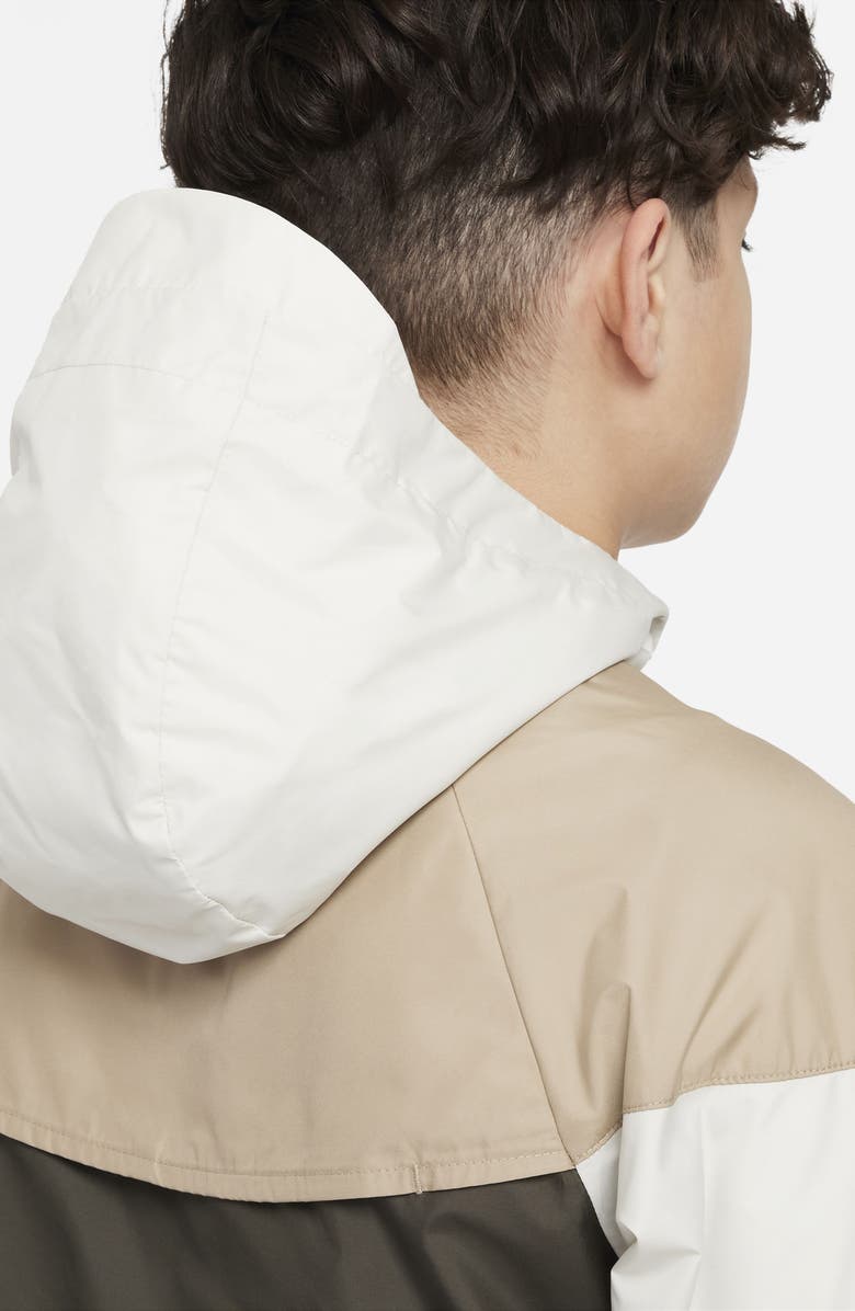 Nike Kids' Windrunner Water Repellent Hooded Jacket, Alternate, color, 