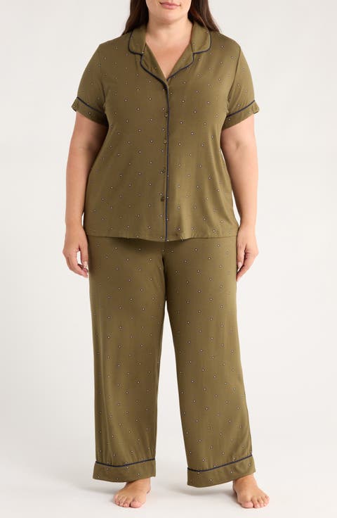 Moonlight Eco Crop Pajamas (Plus Size)
