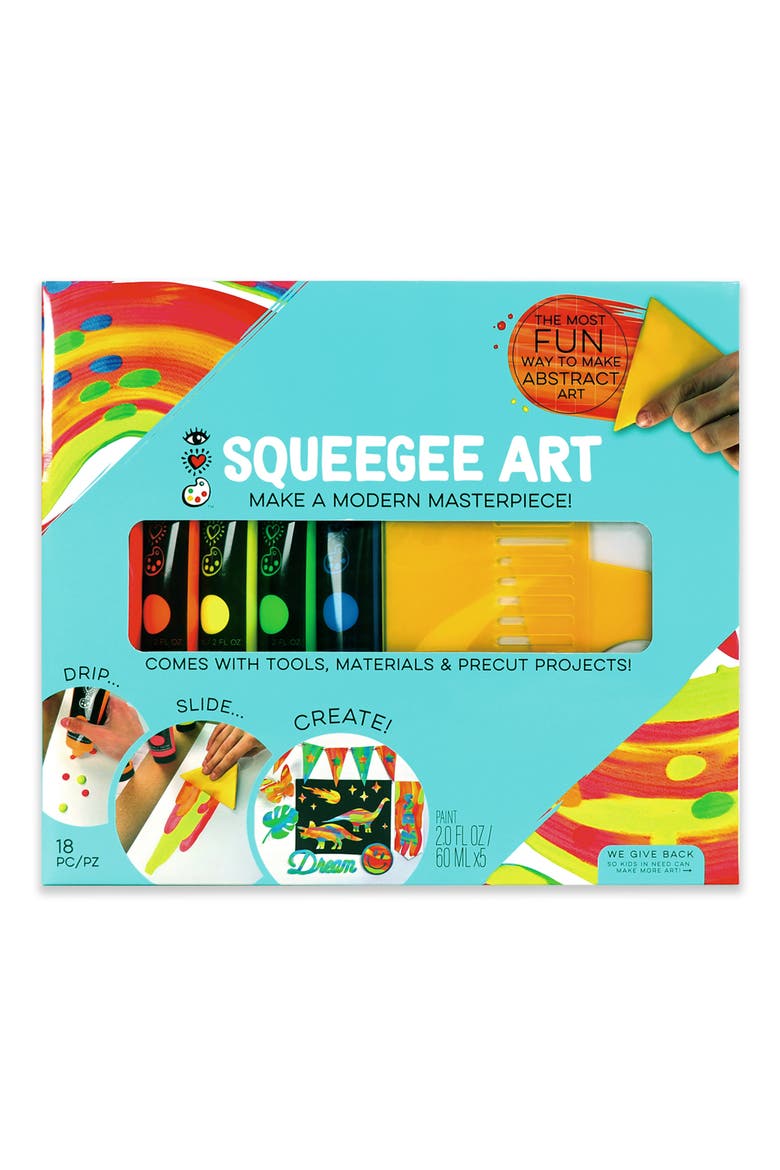 Squeegee Art Kit, Main, color, MULTI