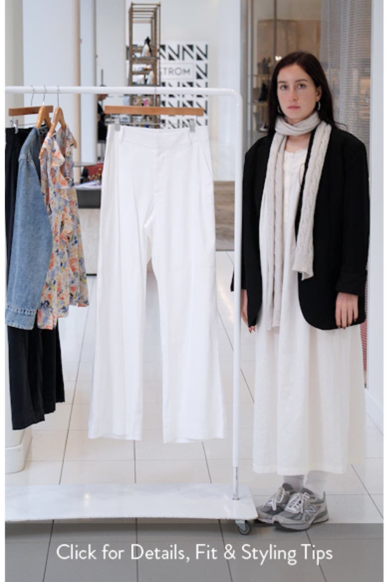 The Jones Linen Blend Wide Leg Pants video