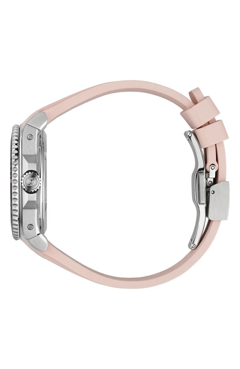 Gucci Dive Automatic Rubber Strap Watch, 36mm, Alternate, color, 