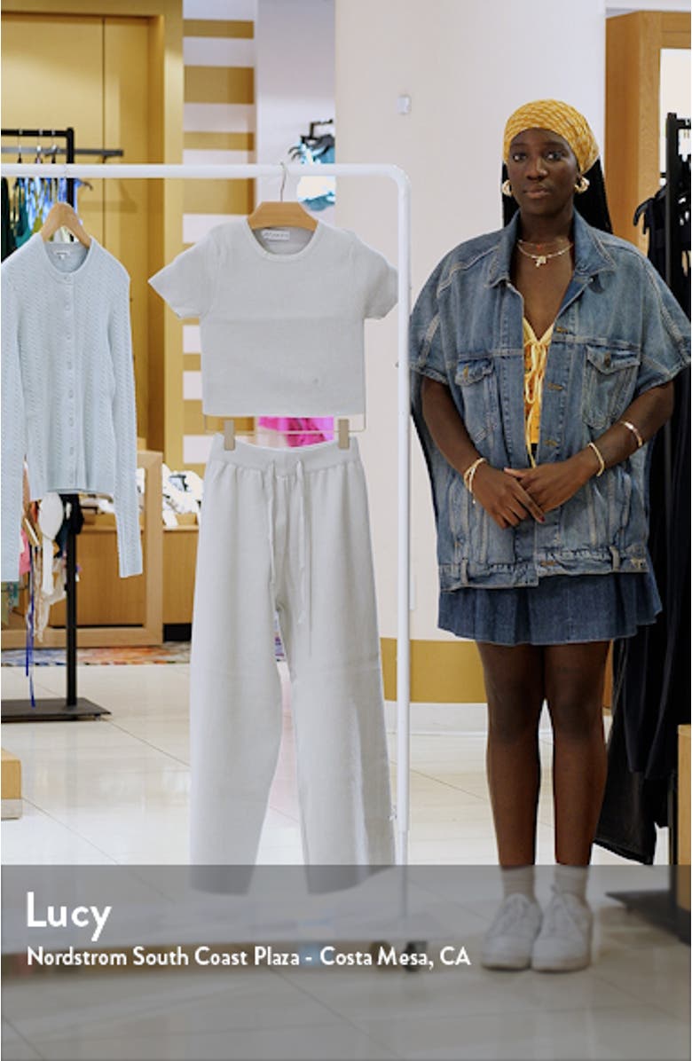 Ayers Crop Sweater & Wide Leg Pants Set, sales video thumbnail